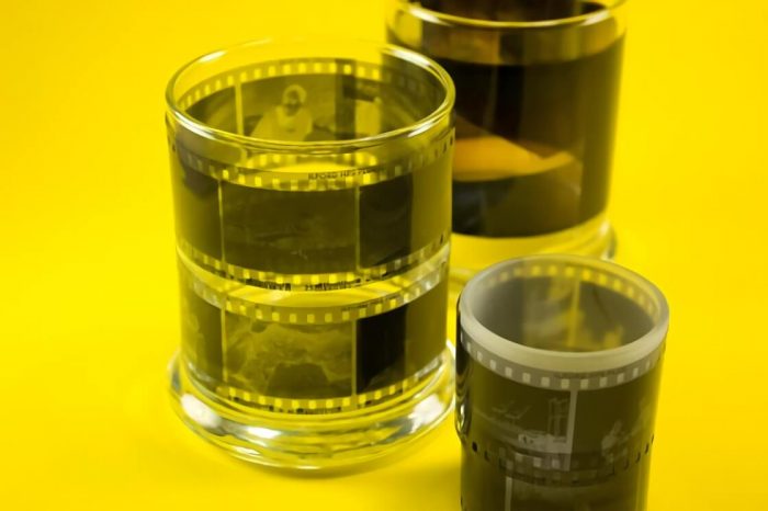 DIY Filmnegativ Kerzenhalter