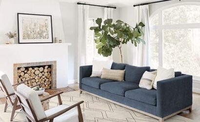 15 beautiful rugs to match blue sofas