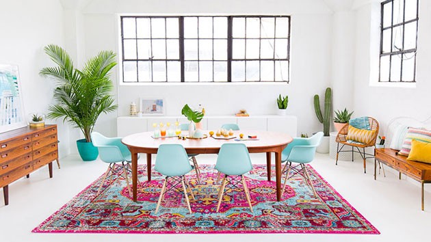 20 Adorable Bohemian Dining Room Designs