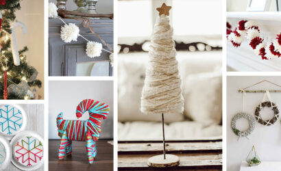 20 DIY Christmas yarn decor ideas