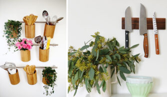 20 DIY kitchen utensil holders that will give your space a chic update