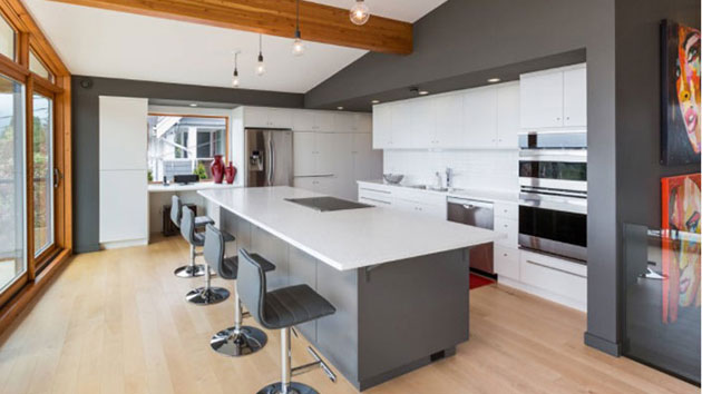 20 remarkable kitchen designs in white and gray