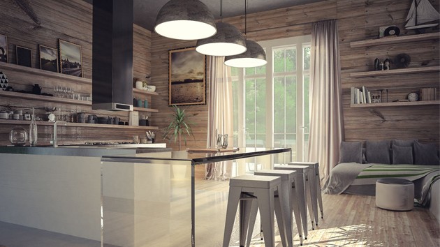 22 appealing rustic modern kitchen design ideas