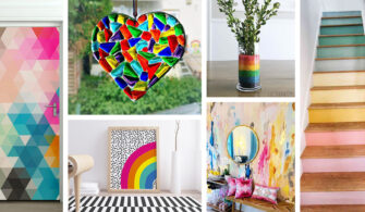 Funny rainbow house decor ideas
