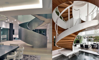 Ideas for modern spiral stairs