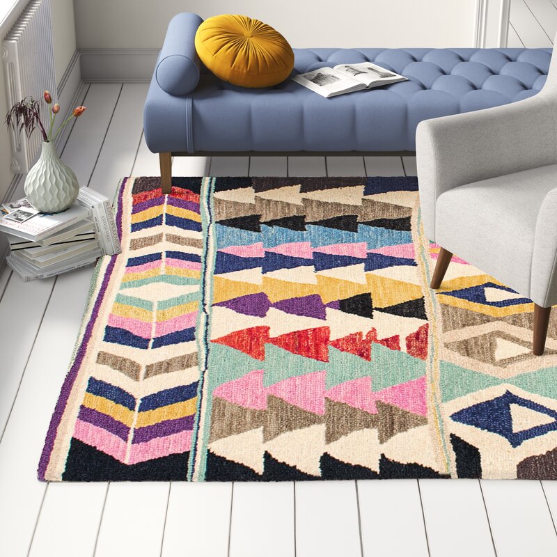boho vibe patterned rug