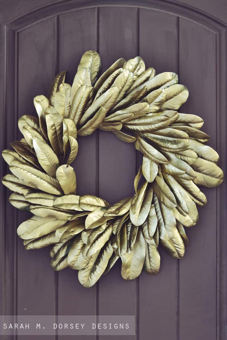 Magnolia Wreath - Thanksgiving Door Decor