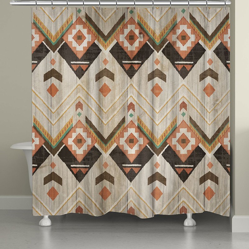 Natural Lodge Shower Curtain