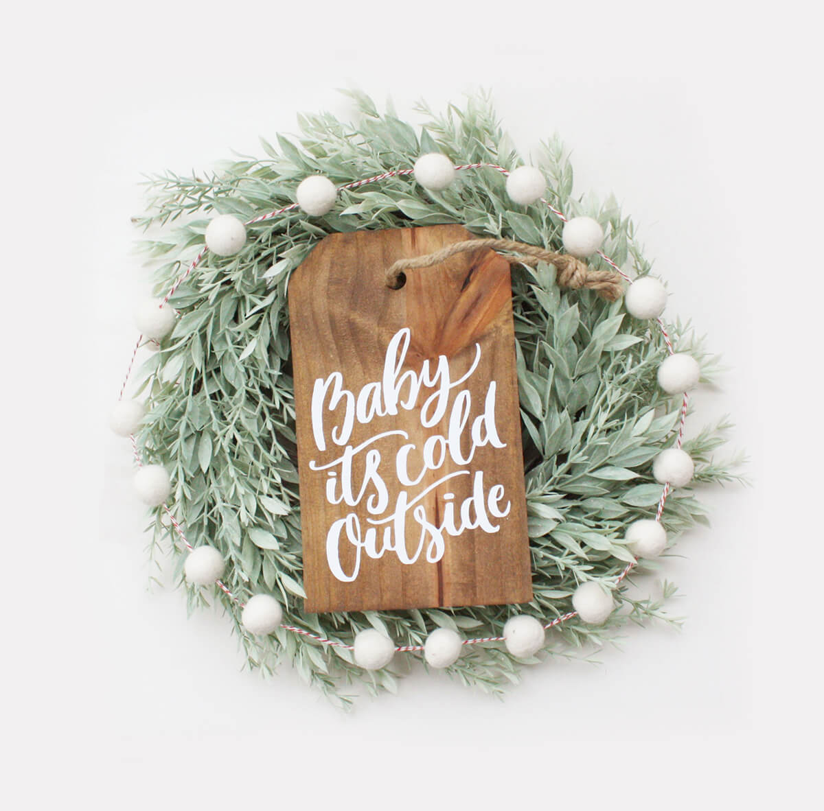 Baby, It’s Cold Outside Hanging Sign