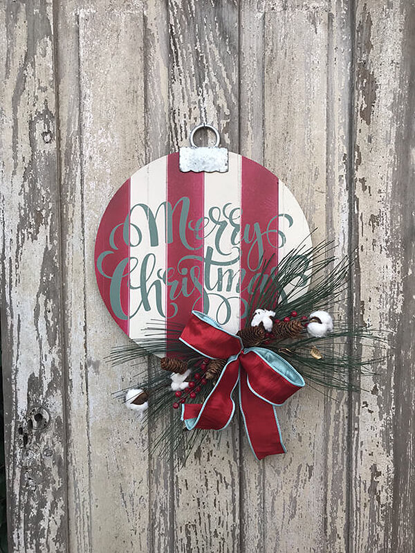 Merry Christmas Classic Wood Sign