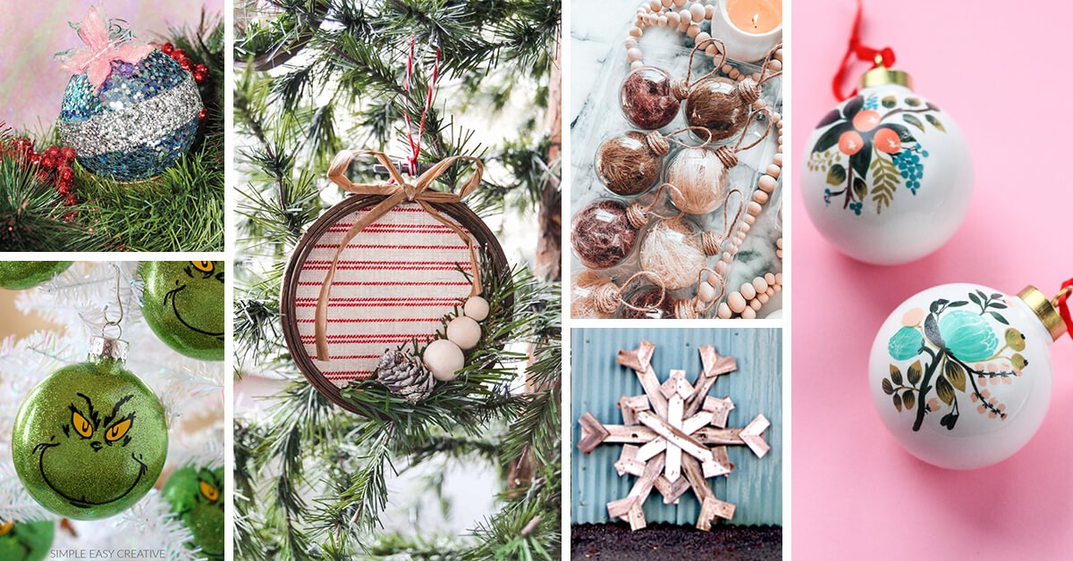 28 DIY Christmas Ball Ornaments - Diy Home Decor