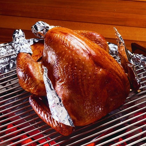 Grill roasted turkey easy thanksgiving turkey recipe