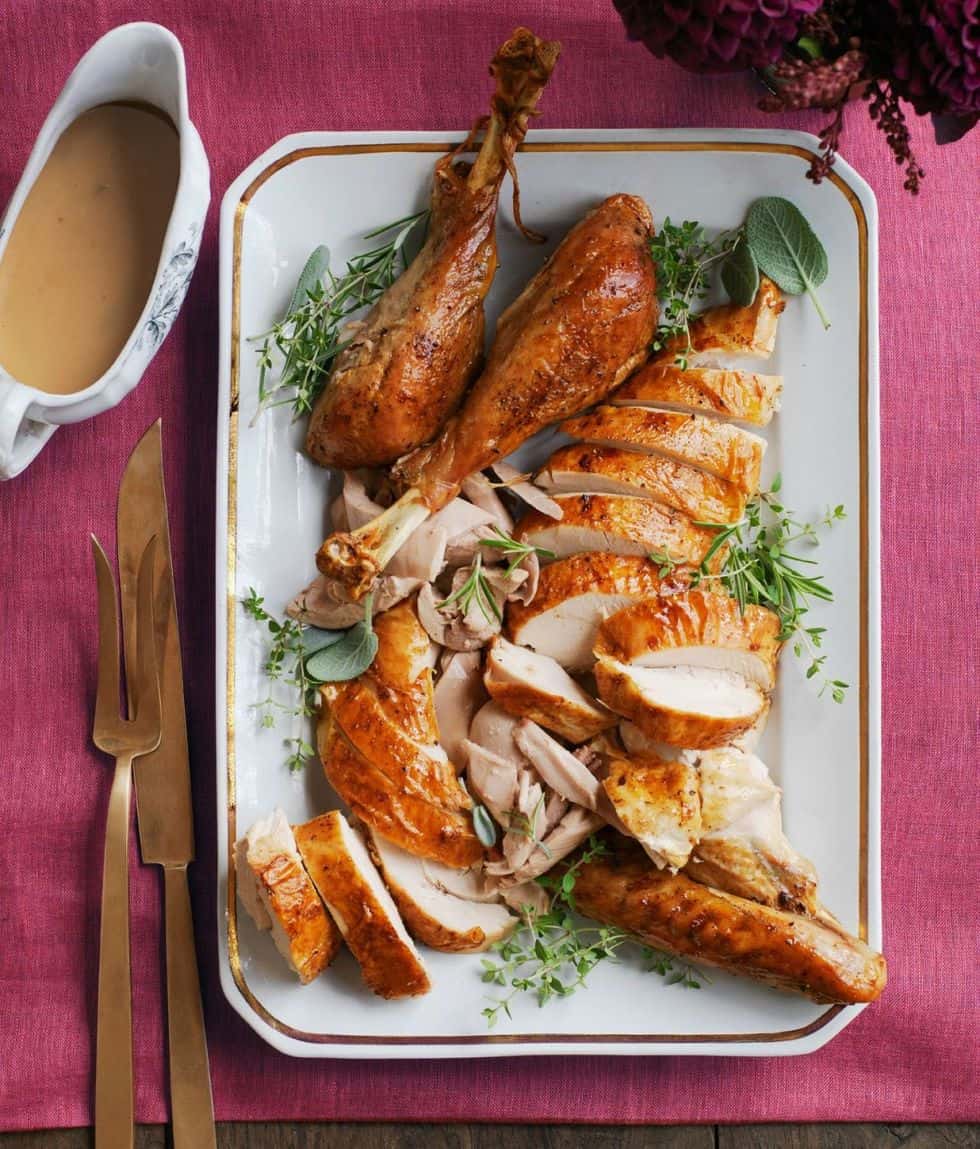 Garlic and Herb-Roasted Turkey Recipe