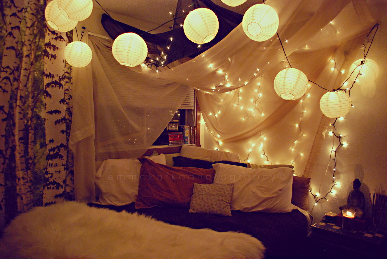 String Lights and Chinese Lanterns