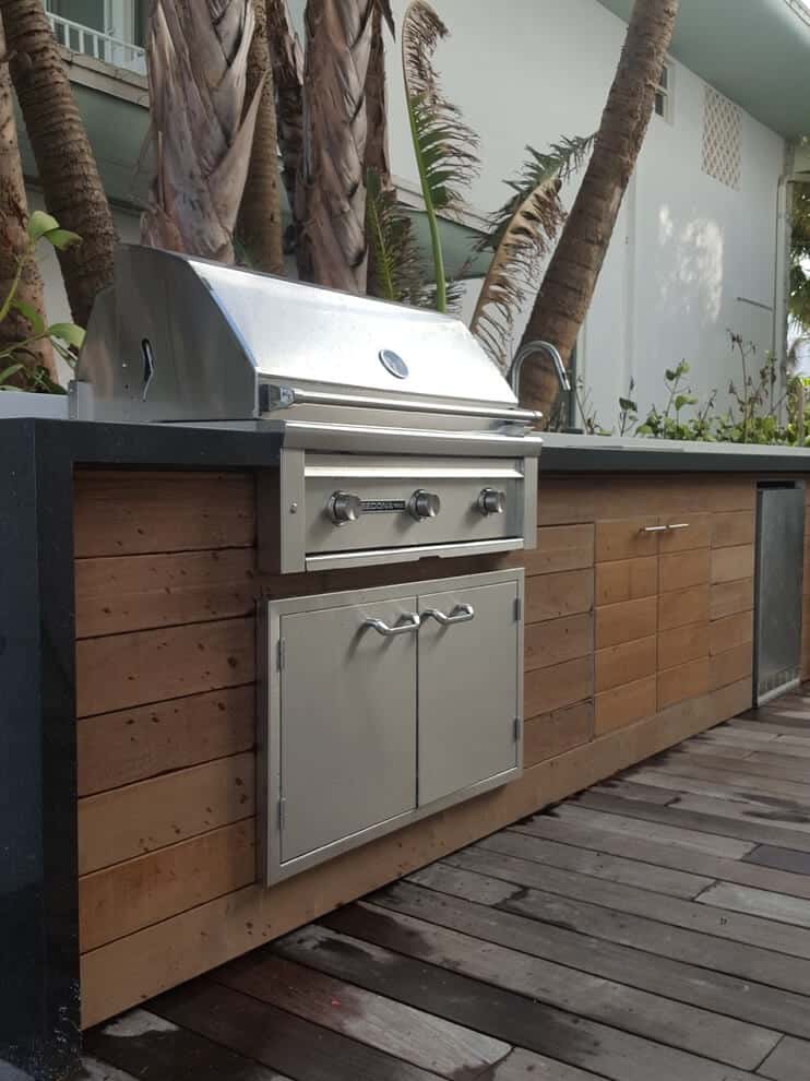 What is the best outdoor kitchen countertop material? 