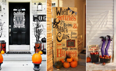 20 fun and spooky Halloween porch decoration ideas