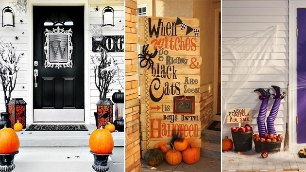 20 fun and spooky Halloween porch decoration ideas