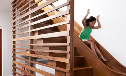 20 Playful and creative indoor slide and stair combination