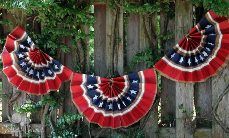 4th of July Decorations Using Paper Bags