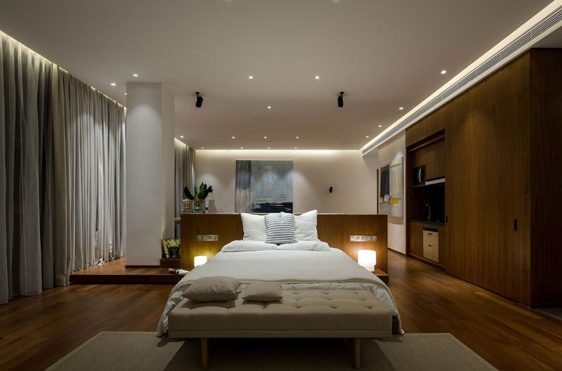 Raised Platform Interior bedroom